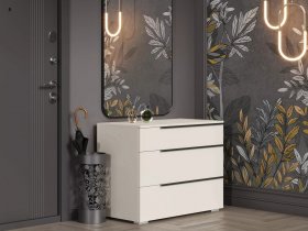 Комод с 3 ящиками Айри КМ-001 (кашемир) в Кыштовке - kyshtovka.mebel-nsk.ru | фото