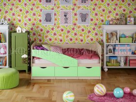 Кровать детская Бабочки 1,8 м в Кыштовке - kyshtovka.mebel-nsk.ru | фото