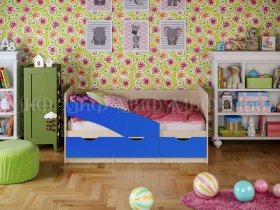 Кровать детская Бабочки 2,0 м в Кыштовке - kyshtovka.mebel-nsk.ru | фото