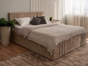 Кровать двуспальная 1,4м с подъем. мех. Леванте в Кыштовке - kyshtovka.mebel-nsk.ru | фото