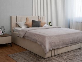 Кровать двуспальная 1,8м с подъем. мех. Леванте в Кыштовке - kyshtovka.mebel-nsk.ru | фото