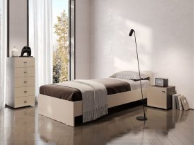 Кровать односпальная 0,9м Гиза в Кыштовке - kyshtovka.mebel-nsk.ru | фото