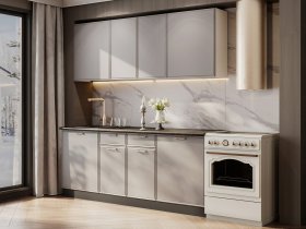 Кухонный гарнитур «Адель» 2,0м (нео) в Кыштовке - kyshtovka.mebel-nsk.ru | фото
