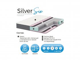 Матрас Silver Six в Кыштовке - kyshtovka.mebel-nsk.ru | фото