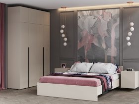 Модульная спальня Айри (кашемир) в Кыштовке - kyshtovka.mebel-nsk.ru | фото
