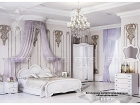 Модульная спальня «Филадельфия» в Кыштовке - kyshtovka.mebel-nsk.ru | фото