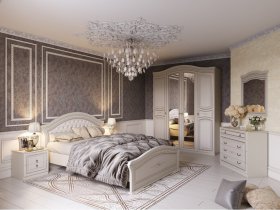 Модульная спальня Николь (Мебельград) в Кыштовке - kyshtovka.mebel-nsk.ru | фото