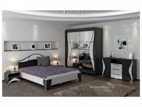Модульная спальня Верона (Линаура) в Кыштовке - kyshtovka.mebel-nsk.ru | фото