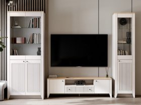 Модульная стенка Валенсия в Кыштовке - kyshtovka.mebel-nsk.ru | фото