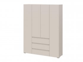 Шкаф четырехстворчатый с ящиками Люмо ШК-05 в Кыштовке - kyshtovka.mebel-nsk.ru | фото