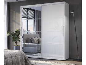 Шкаф-купе Крафт-6 2,0м (белый) в Кыштовке - kyshtovka.mebel-nsk.ru | фото