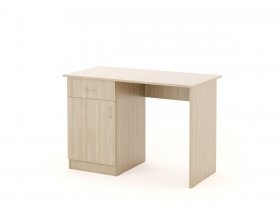 Стол письменный СП-01 (Биг) ясень шимо светлый в Кыштовке - kyshtovka.mebel-nsk.ru | фото